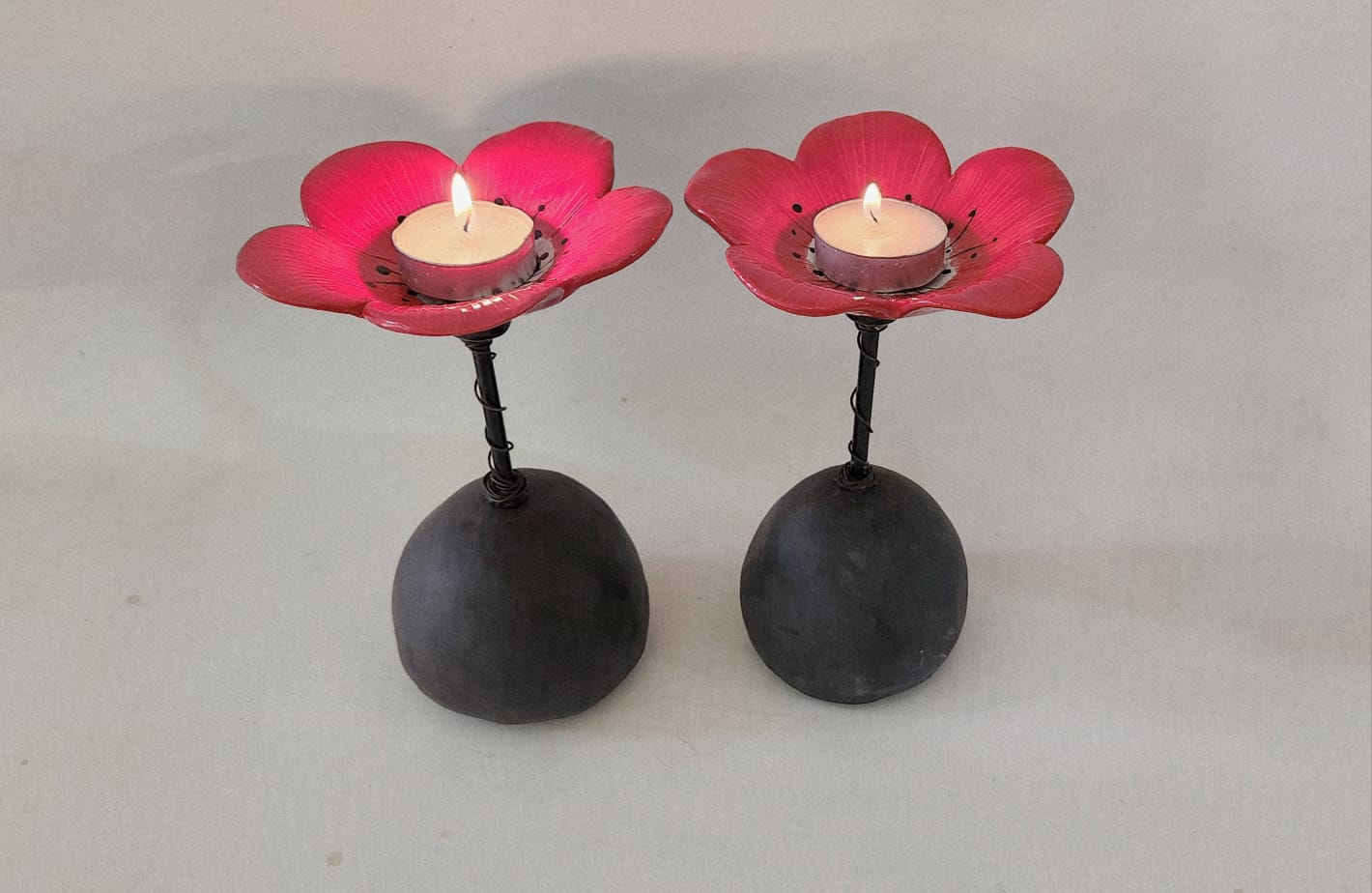 פמוטים לשבת מקרמיקה  -מהדורה מוגבלת