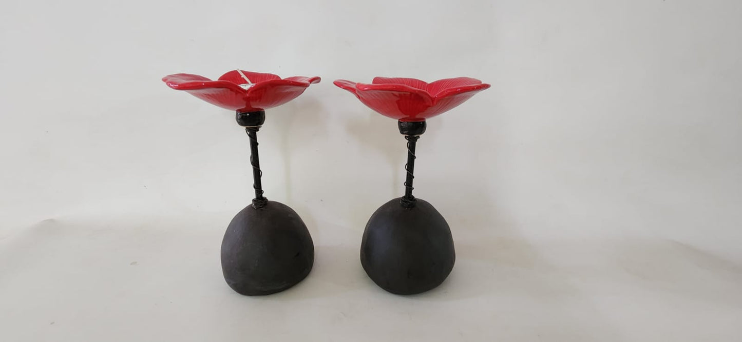 פמוטים לשבת מקרמיקה  -מהדורה מוגבלת